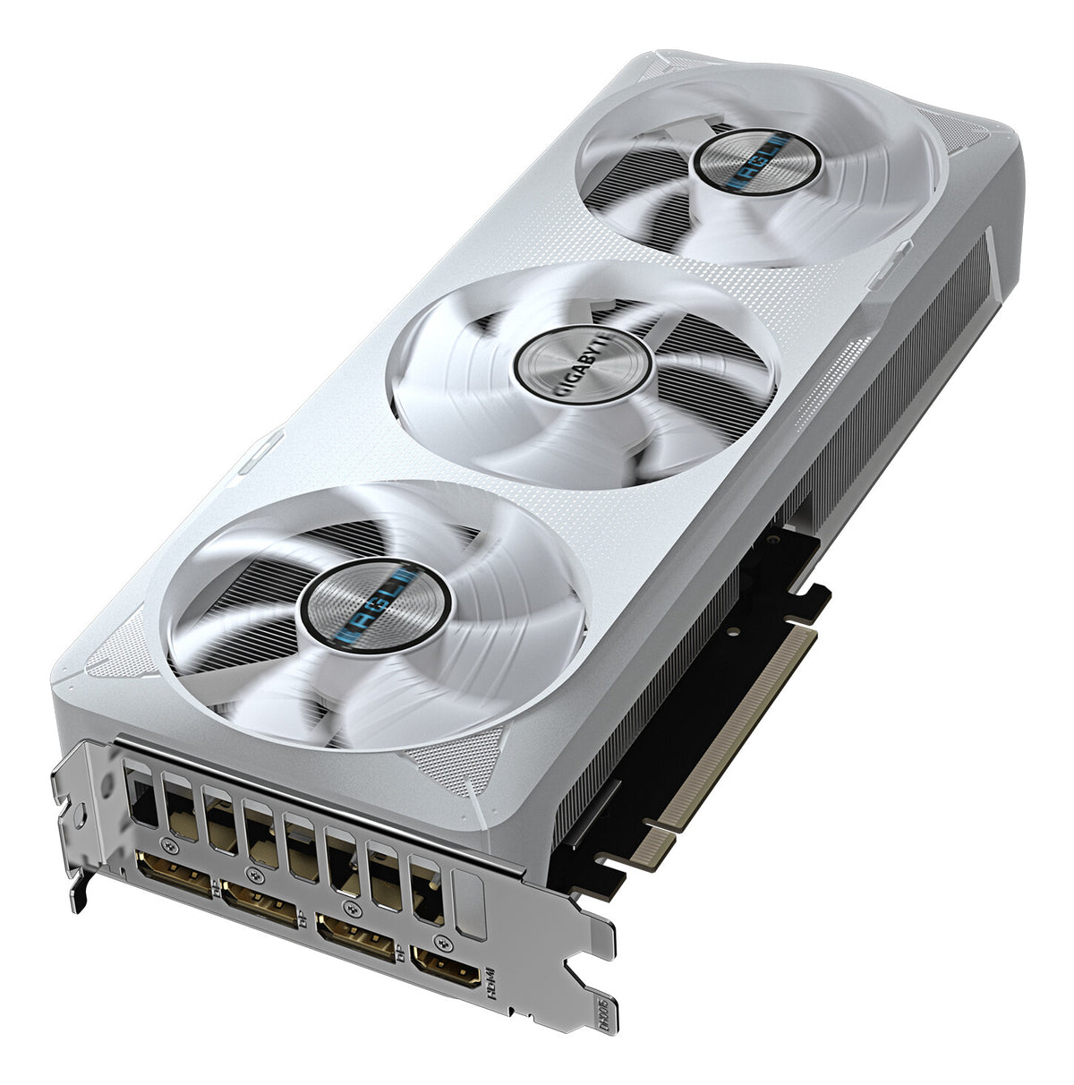 GIGABYTE GeForce RTX 5070 EAGLE OC ICE SFF 12G Graphics Card - 12GB GDDR7, 192bit, PCI-E 5.0, 2587 MHz Core Clock, 3 x DP 2.1a, 1 x HDMI 2.1b, NVIDIA DLSS 4, GV-N5070EAGLEOC ICE-12GD