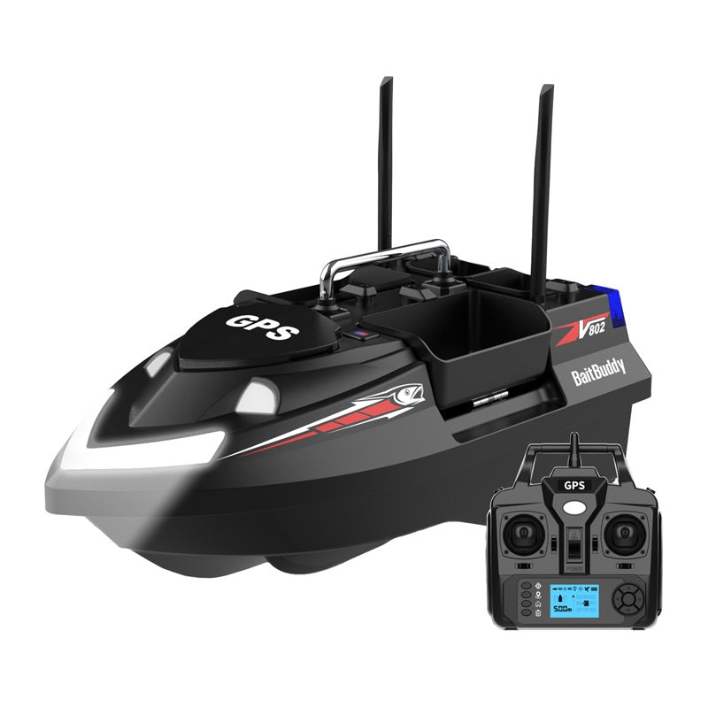 Flytec V802 PRO 12000mah lokkemad (sort)