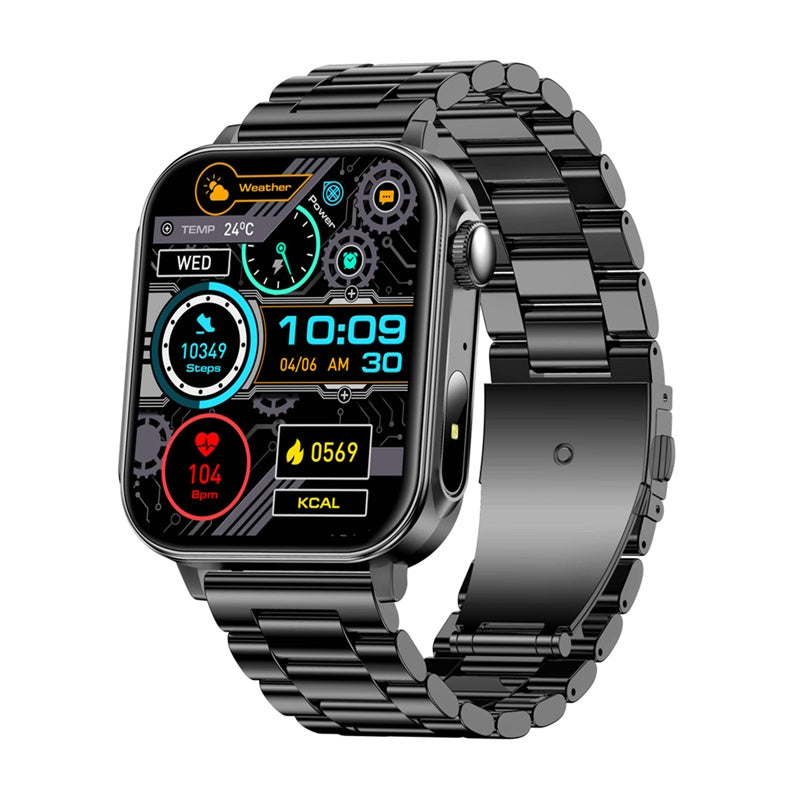 Colmi P80 smartwatch (stål sort)