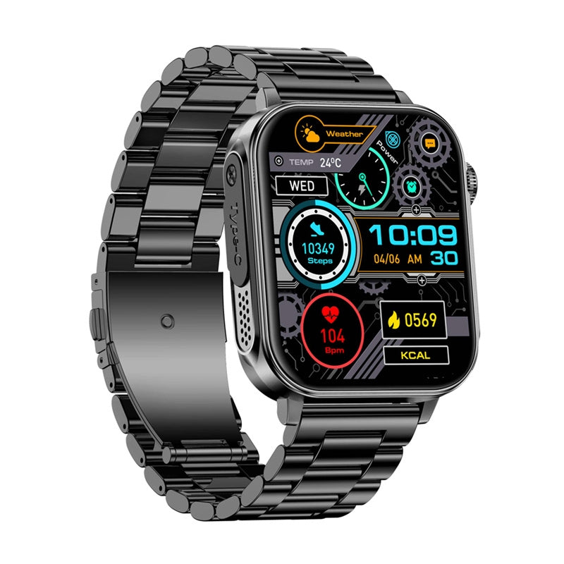 Colmi P80 smartwatch (stål sort)