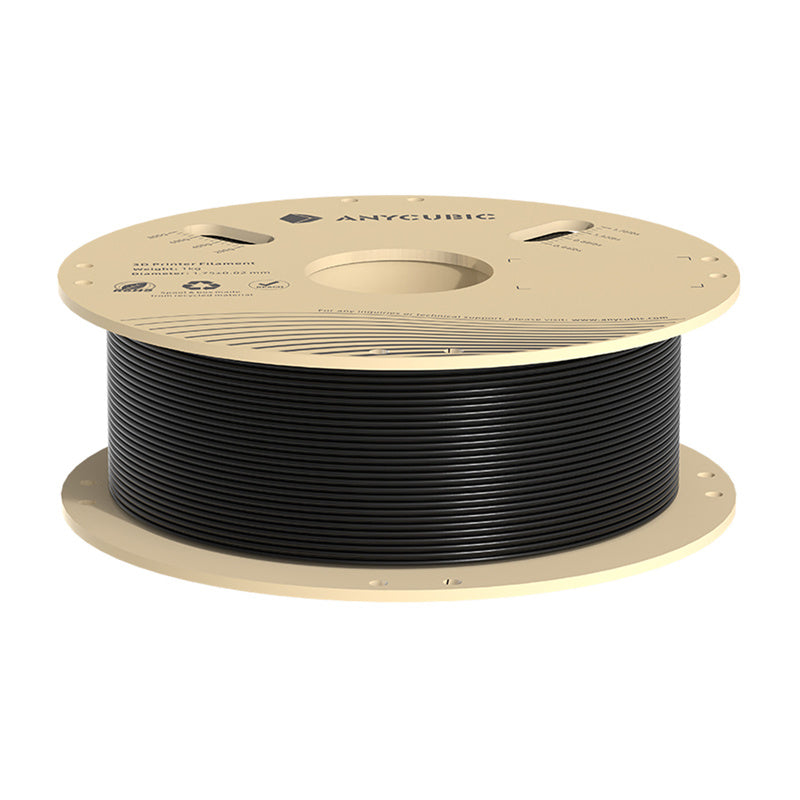PLA-filament af enhver kubikstørrelse på 1 kg (sort)
