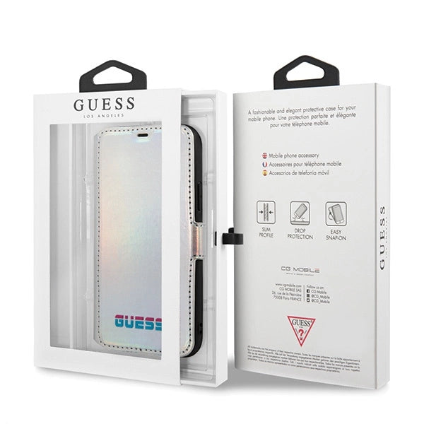 Guess GUFLBKN65BLD iPhone 11 Pro Max sølv/sølv bog Iridescent