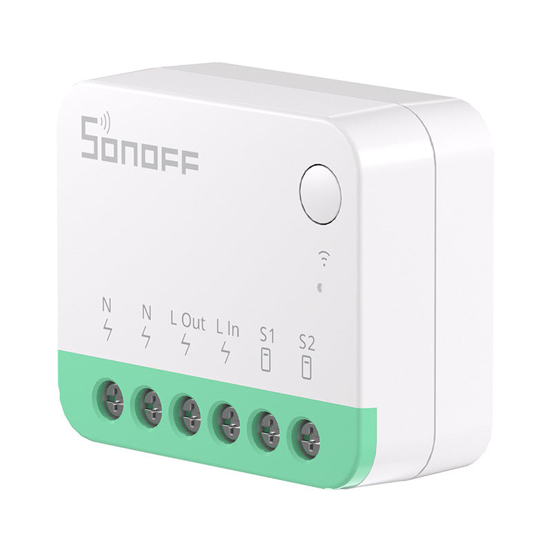 Sonoff MINIR4M Matter smart WiFi-mini-switch (HomeKit, SmartThings, Home Assistant).