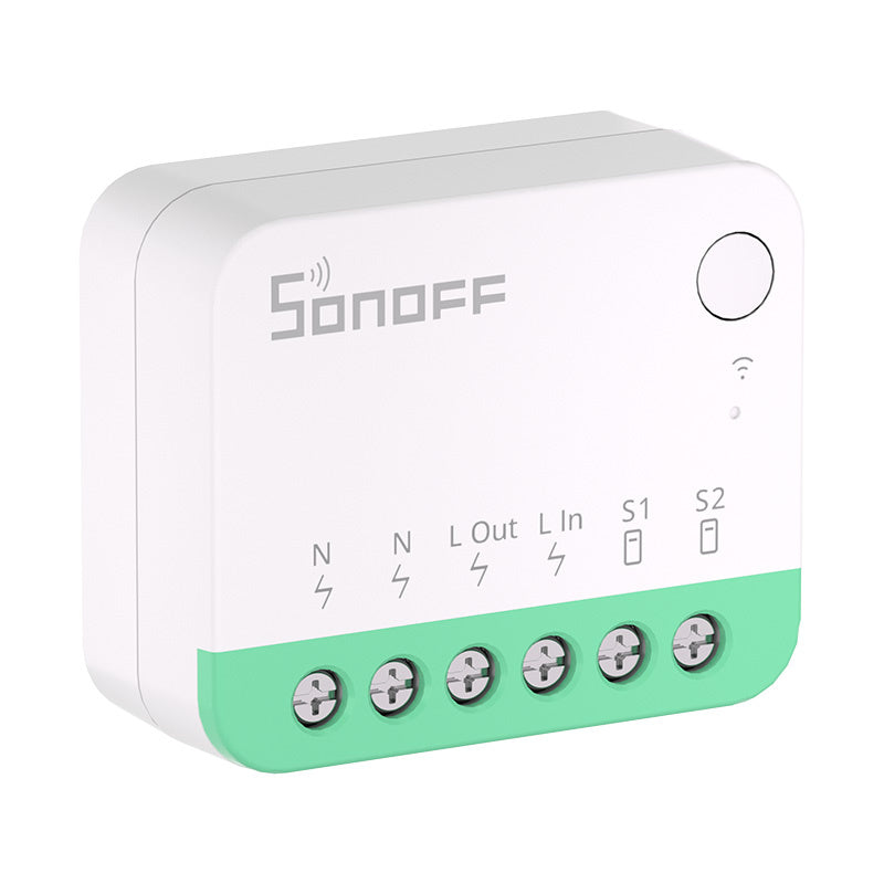 Sonoff MINIR4M Matter smart WiFi-mini-switch (HomeKit, SmartThings, Home Assistant).