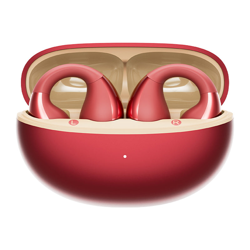 QCY Crossky Clip C30S hovedtelefoner (rød)
