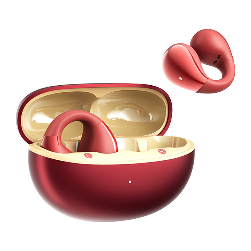 QCY Crossky Clip C30S hovedtelefoner (rød)