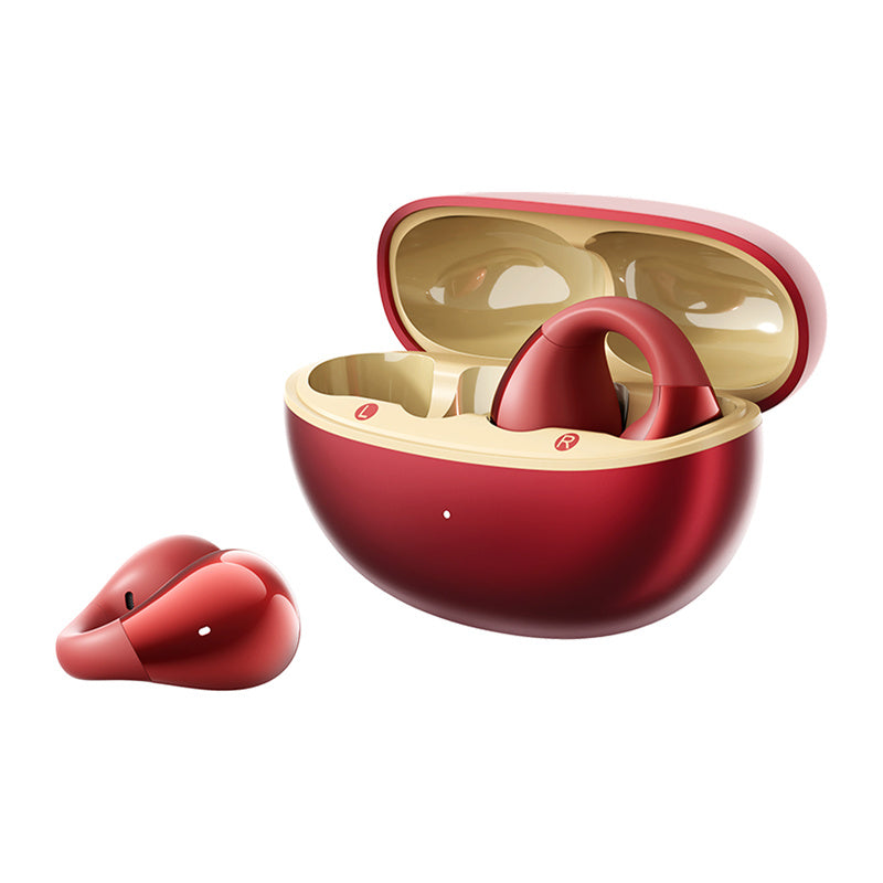 QCY Crossky Clip C30S hovedtelefoner (rød)