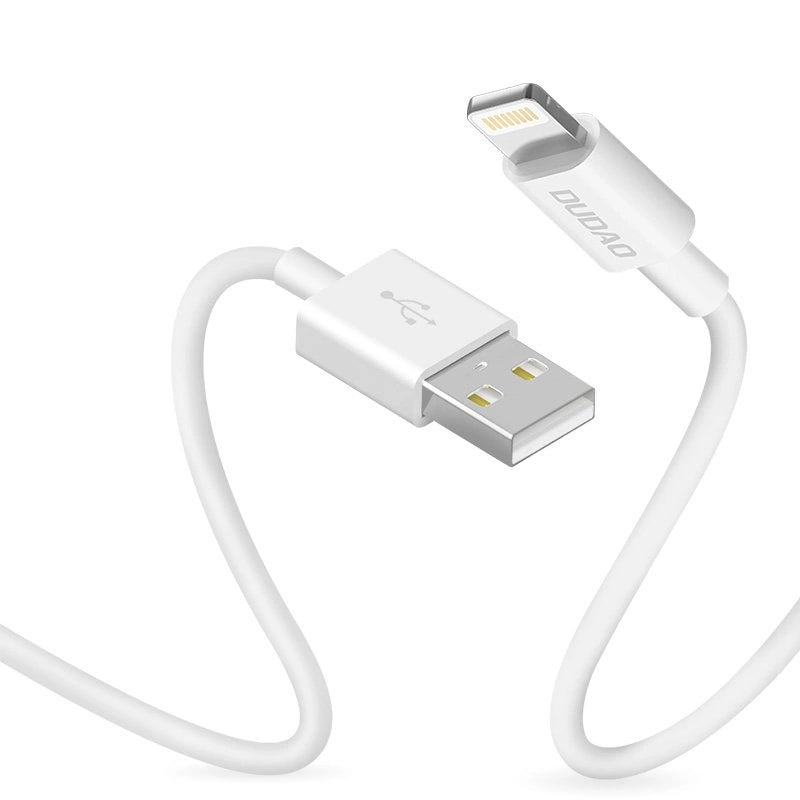 Dudao kabel USB / Lightning 3A 1m hvid (L1L hvid)