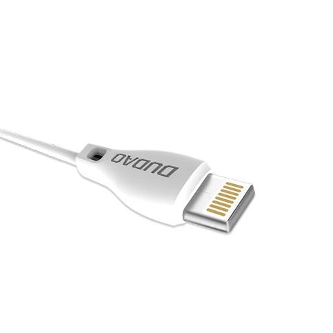 Dudao kabel USB / Lightning kabel 2.4A 1m hvid (L4L 1m hvid)