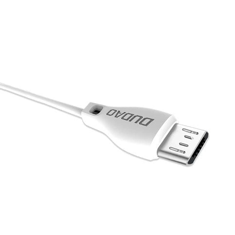 Dudao kabel micro USB kabel 2,4A 2m hvid (L4M 2m hvid)