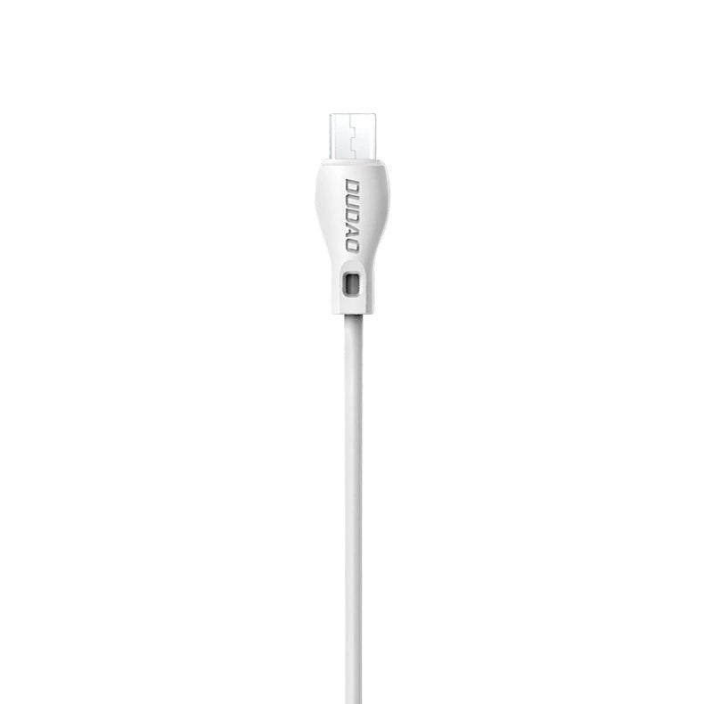 Dudao kabel micro USB kabel 2,4A 2m hvid (L4M 2m hvid)