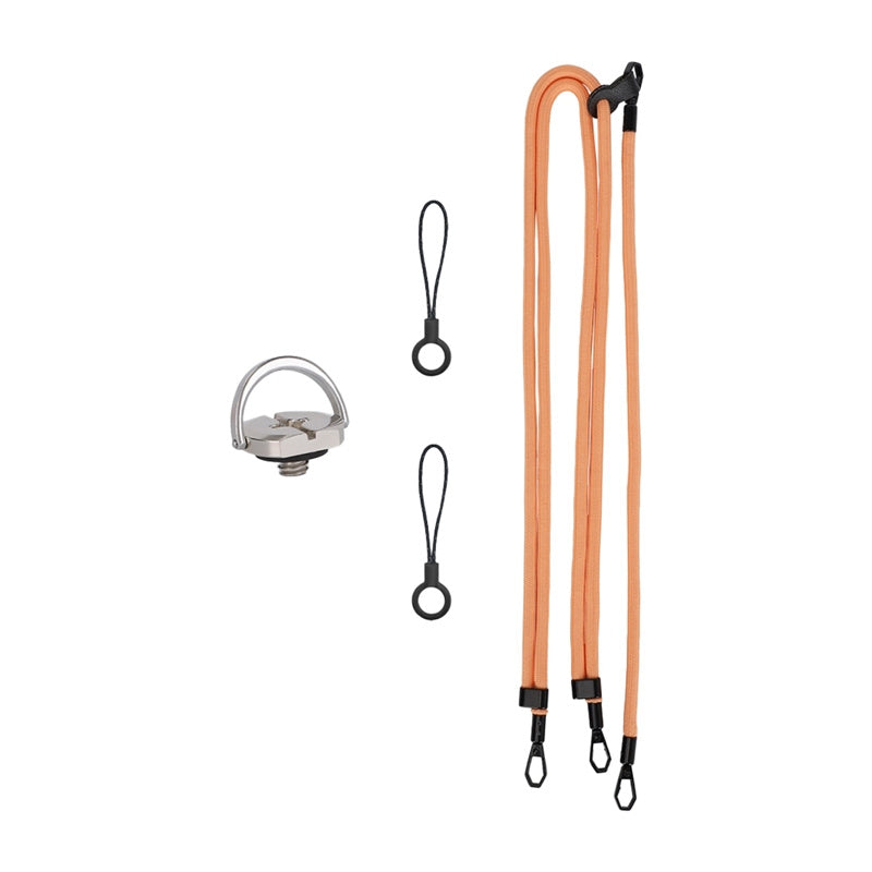 Sunnylife GS022 multifunktions halsbånd til Pocket 3 (orange)