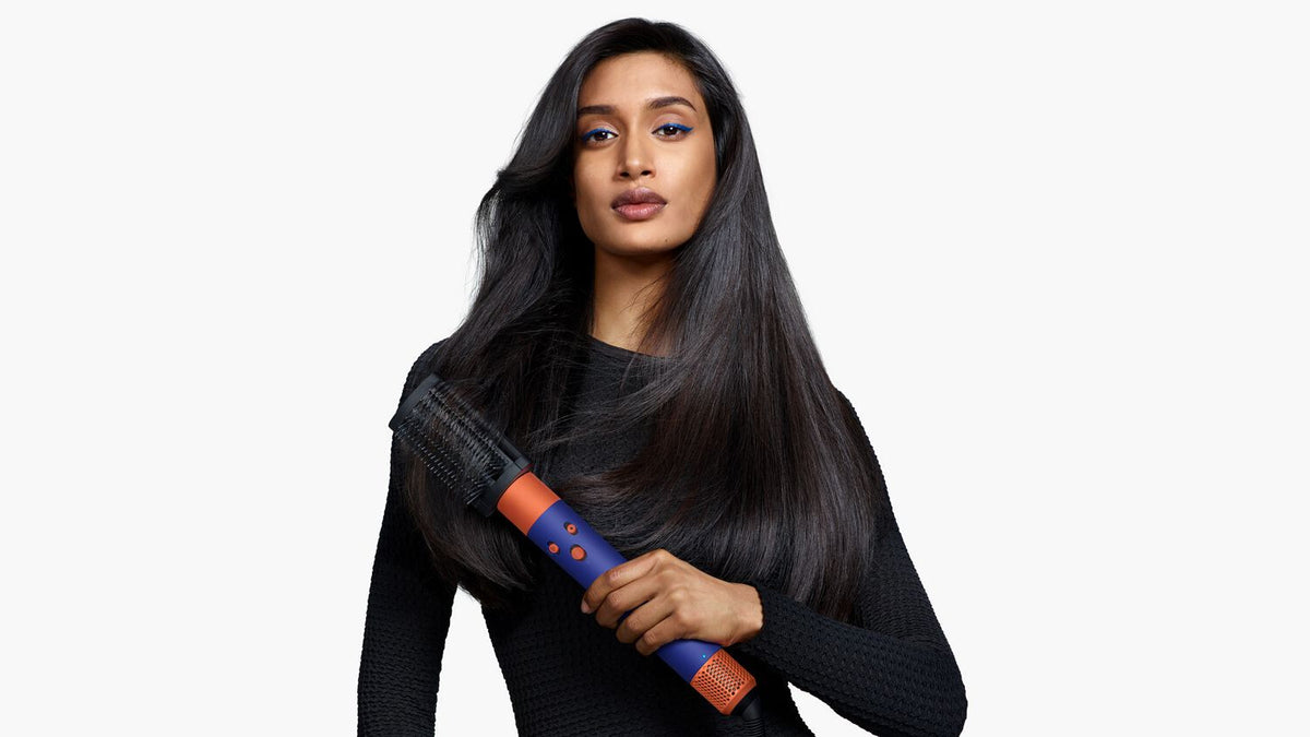 Dyson Airwrap I.D. Curly + Coily Multi-Style Complete Long Styler og tørretumbler HS08 (Gift Edition) Vinca Blue/ Topaz EU 533759-01