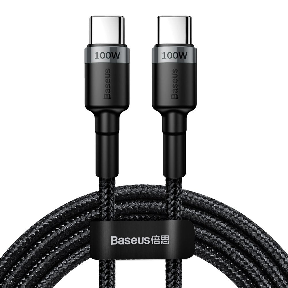 Baseus CATKLF-ALG1 USB-C - USB-C PD QC kabel 100W 5A 2m - grå
