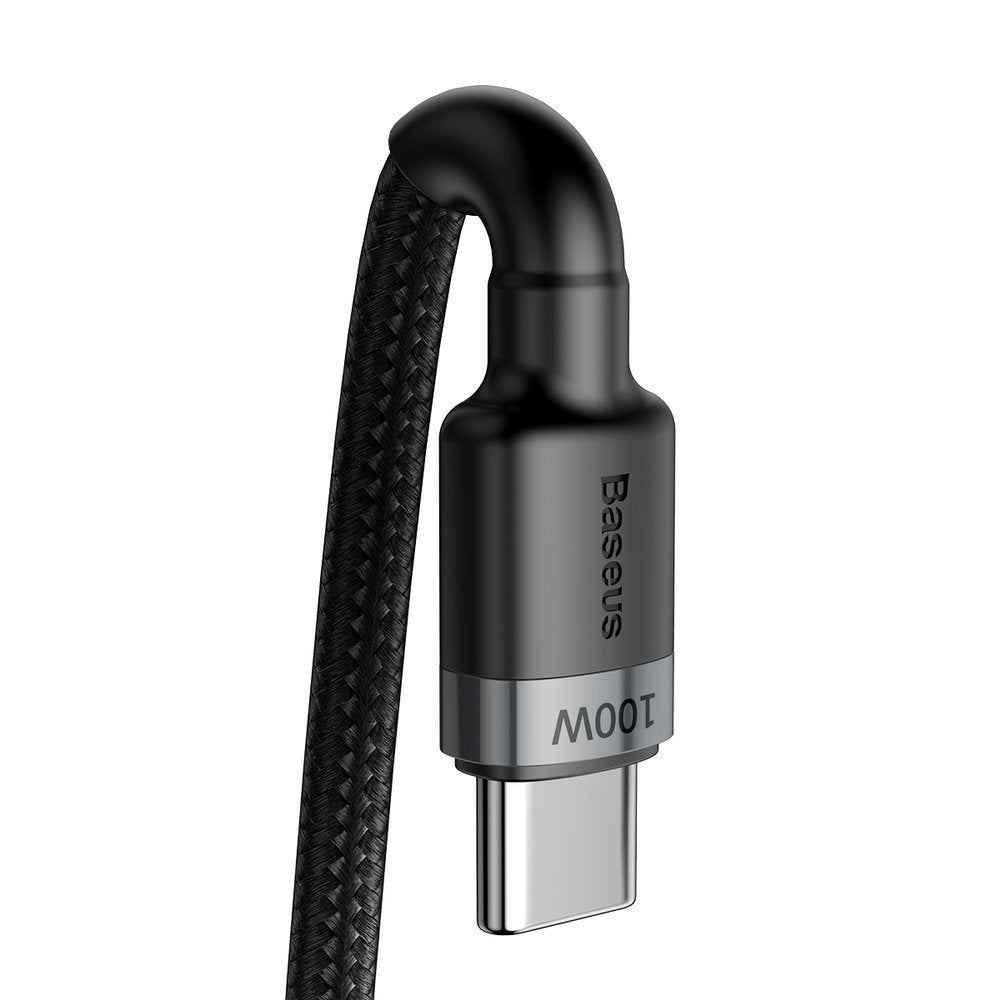 Baseus CATKLF-ALG1 USB-C - USB-C PD QC kabel 100W 5A 2m - grå