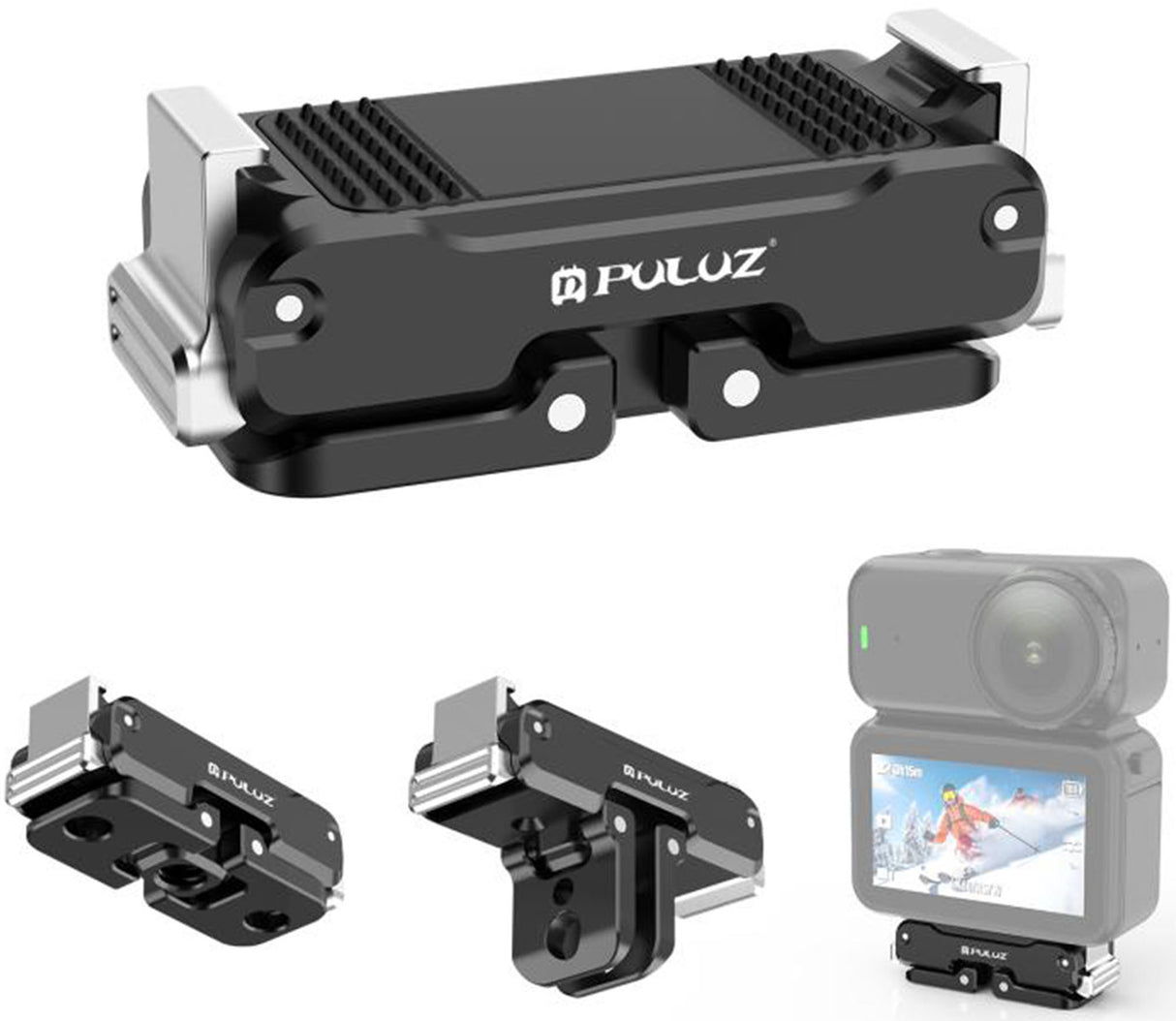 PULUZ Magnetisk metalholder til DJI Osmo Nano (sort)