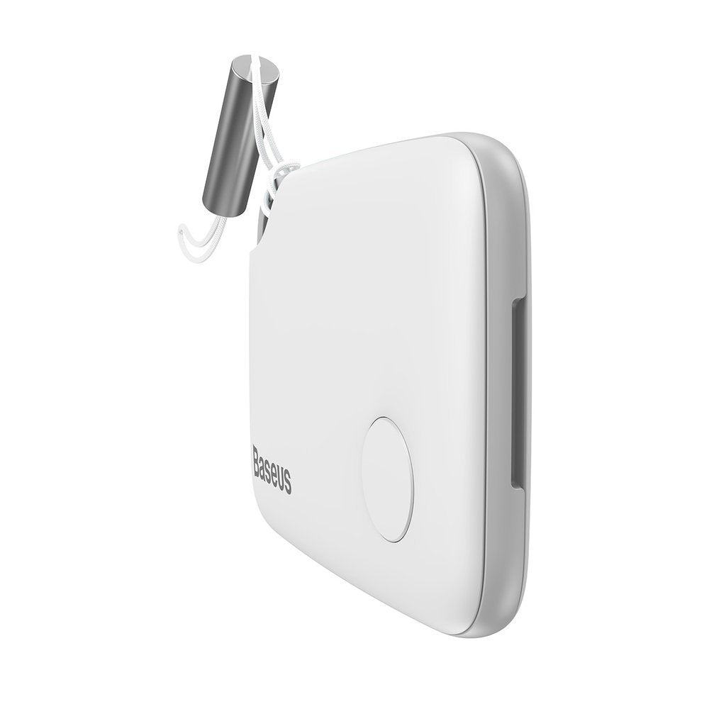 Baseus T2 keychain mini wireless key and other object finder white (ZLFDQT2-02)