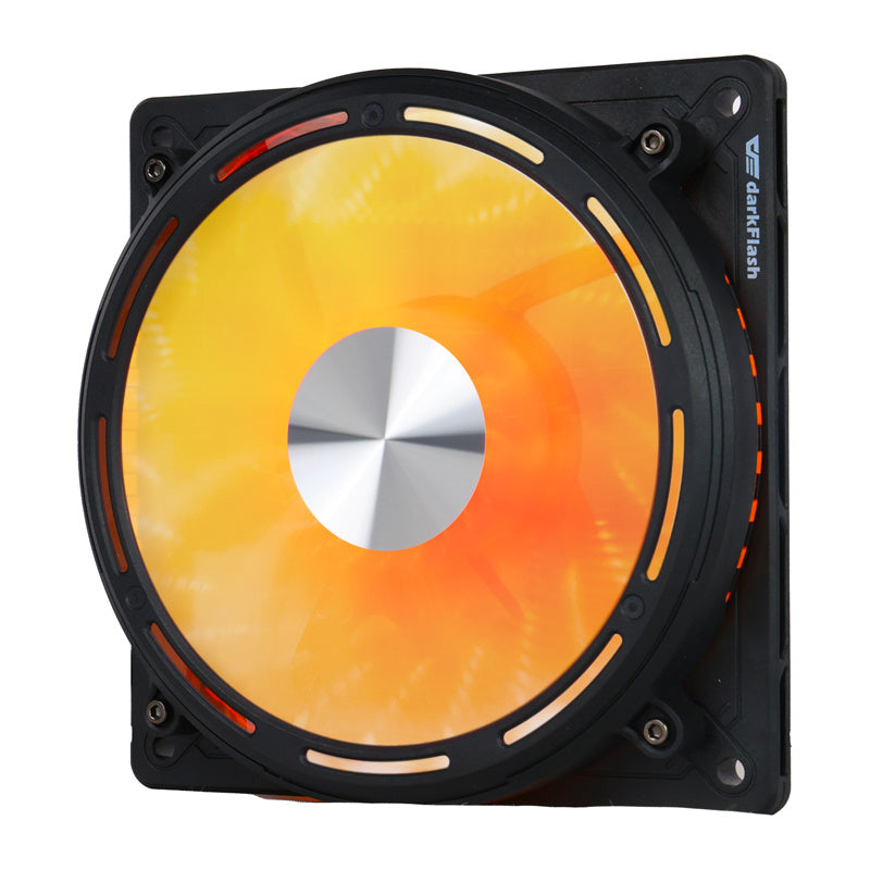 Darkflash DE8-køleventilator (sort)