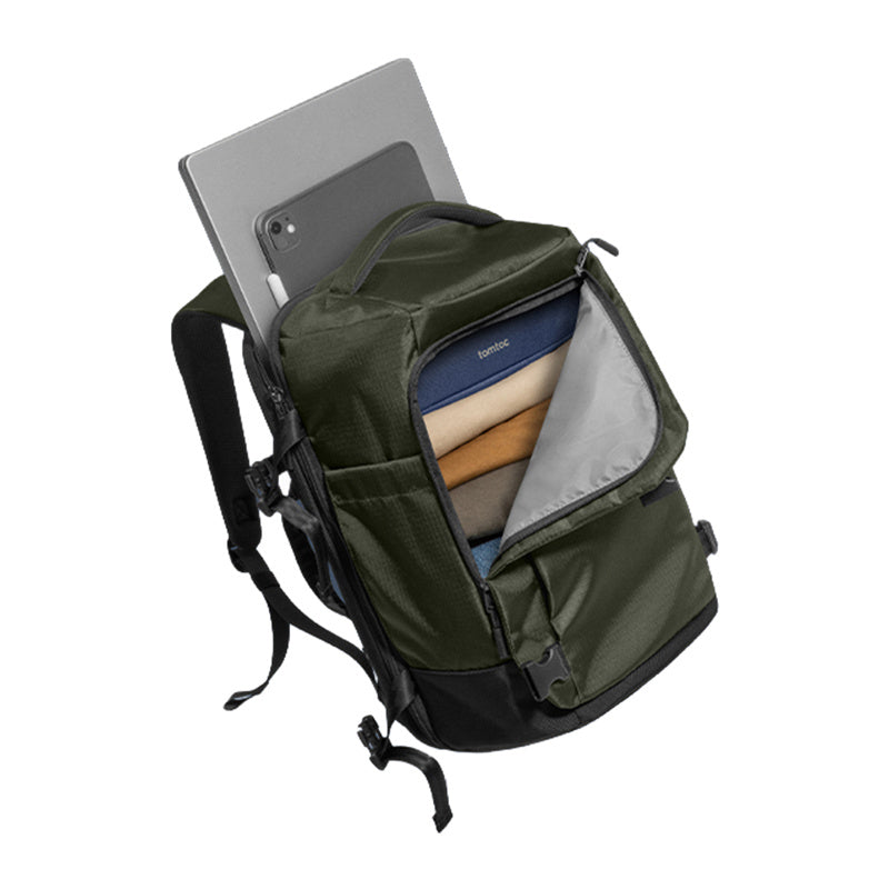 TOMTOC Navigator-T66 Liteway Travel Backpack 15.6"/28L (grøn)