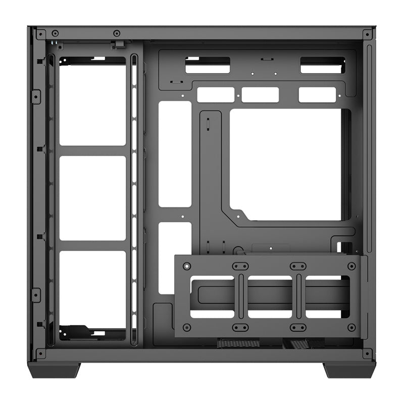DarkFlash C280 computerkasse (sort) + 7 ventilatorer