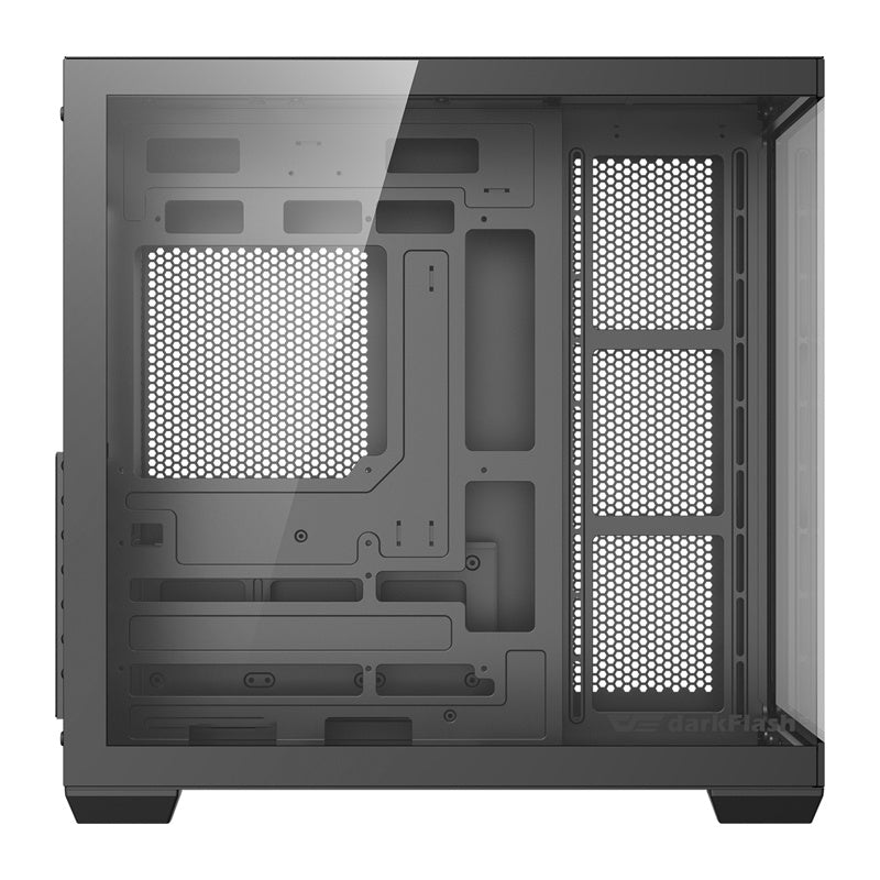 DarkFlash C280 computerkasse (sort) + 7 ventilatorer