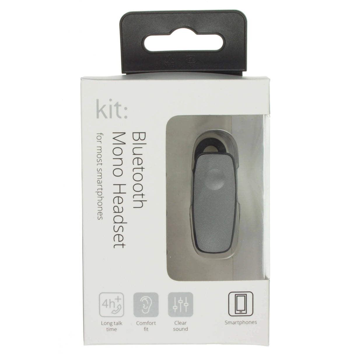 KIT Bluetooth Håndfri Mono Sølv