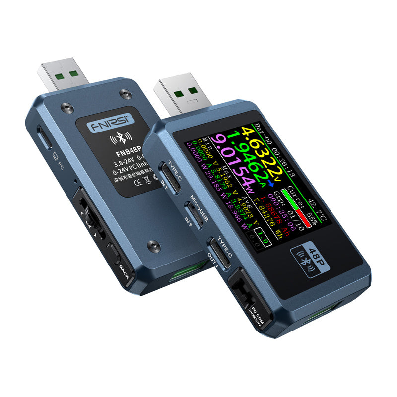FNIRSI FNB48P BT USB-porttester med Bluetooth