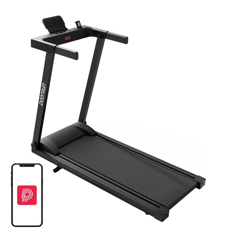 DeerRun A1 Pro Move + foldbar elektrisk løbebånd (sort)