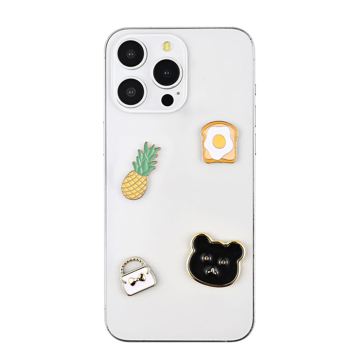 Charms Pimp Your Phone Metal og Plastik 4 stk