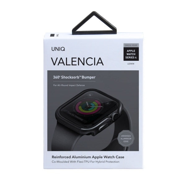Uniq Valencia-kasse til Apple Watch 4 / 5 / 6 / SE 40 mm - grå