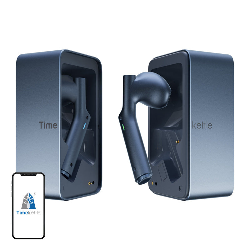 TIMEKETTLE W4 oversættelses øretelefoner (blå)