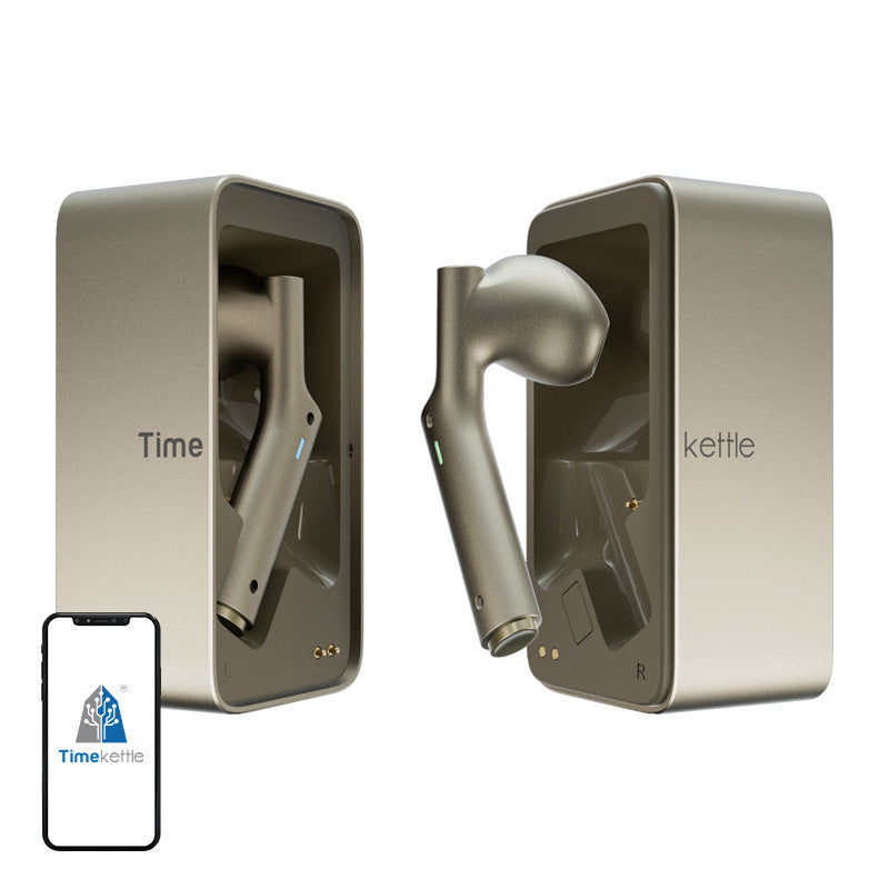 TIMEKETTLE W4 Oversættelses øretelefoner (Guld)