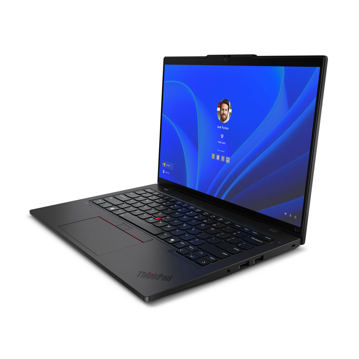 Lenovo ThinkPad L14 Gen 5 (Intel) Intel Core Ultra 5 125U Laptop 35,6 cm (14") WUXGA 16 GB DDR5-SDRAM 512 GB SSD Wi-Fi 6E (802.11ax) Windows 11 Pro Sort Nordisk