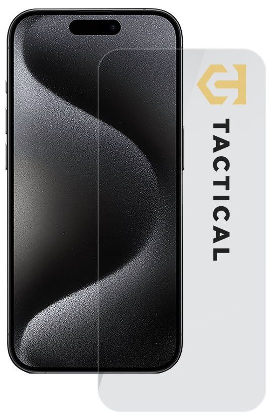 Tactical Glass Shield 2.5D for Apple iPhone 15 Pro Max Clear