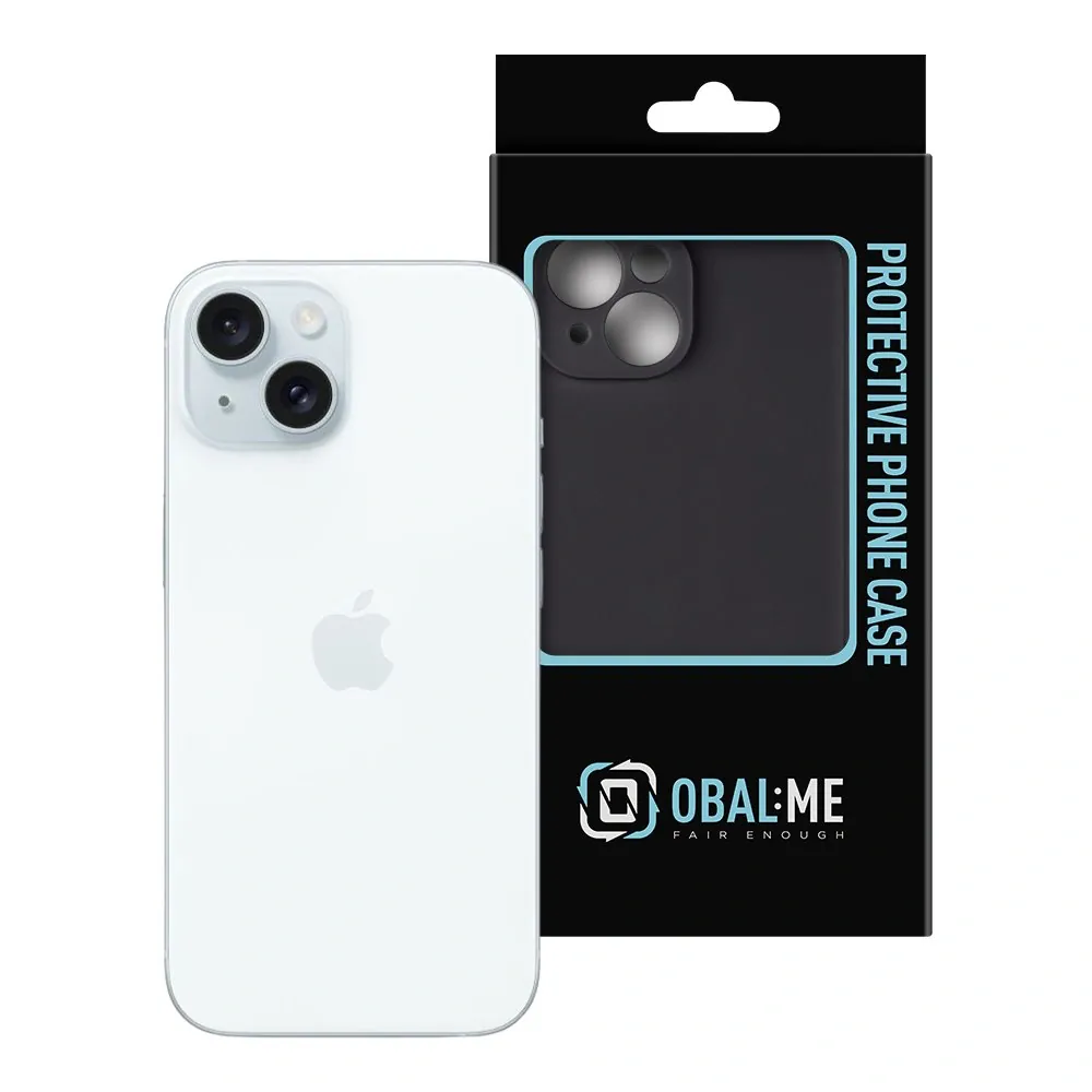 OBAL:ME Matte TPU Case for Apple iPhone 15 - Black
