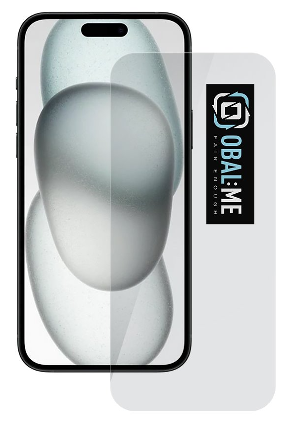 OBAL:ME 2.5D Glass Screen Protector for Apple iPhone 15/16 - Clear
