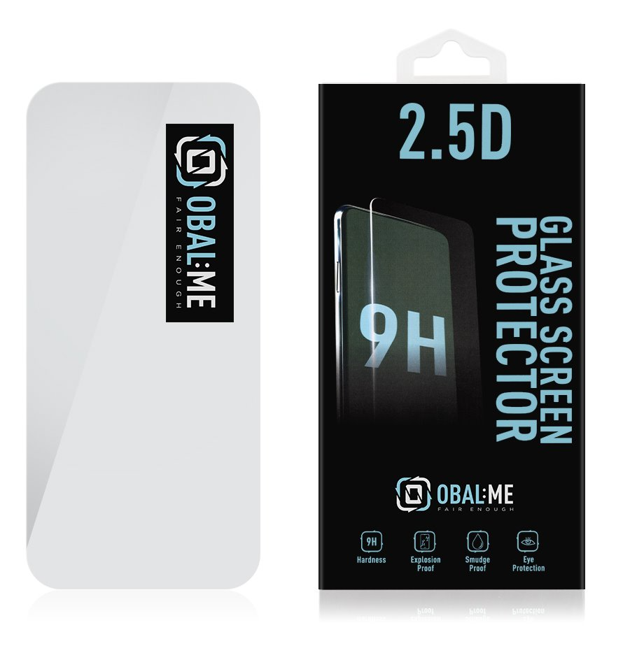 OBAL:ME 2.5D Glass Screen Protector for Apple iPhone 15/16 - Clear