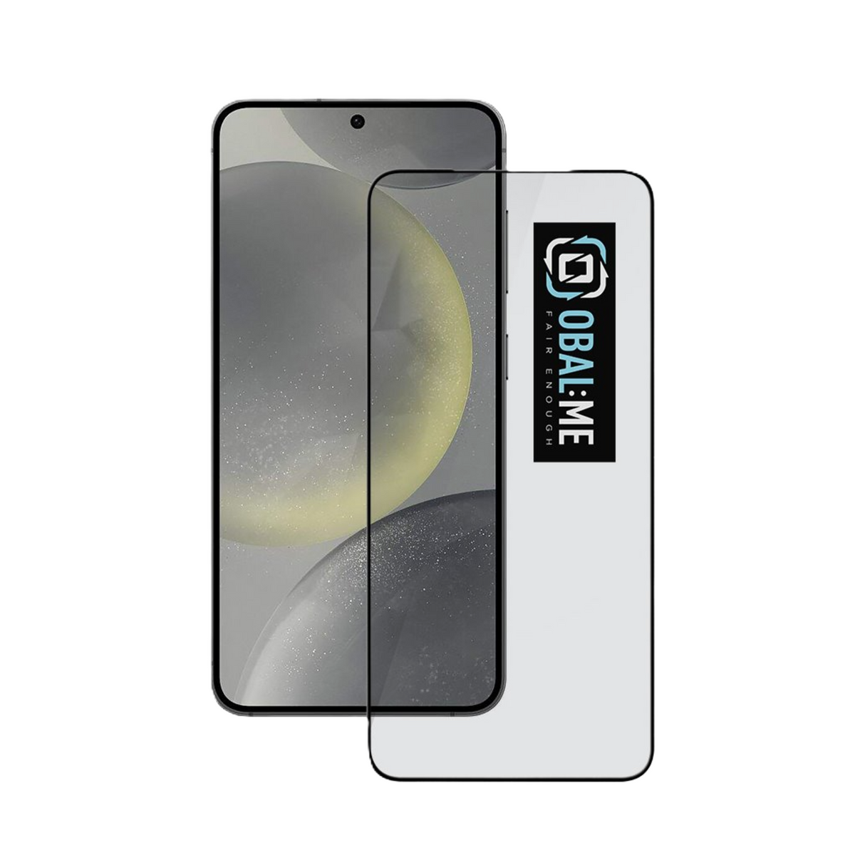 OBAL:ME 5D Glass Screen Protector for Samsung Galaxy S24/S25 Black