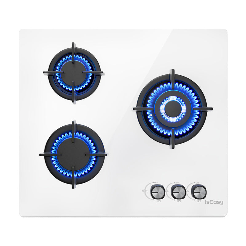ISEASY MGBG-603 gasgrill, 3 brændere (hvid)