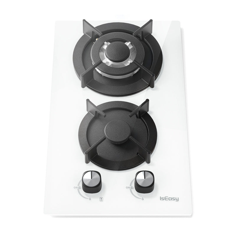 ISEASY MGBG-312A gasgrill, 2 brændere (hvid)