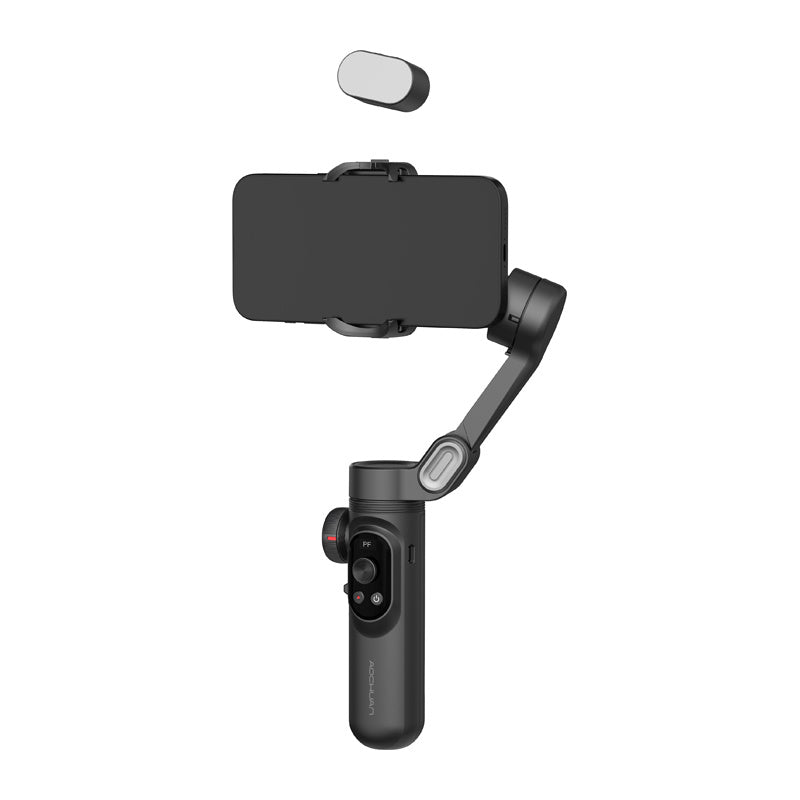 AOCHUAN X Pro Gimbal med RGB-belysning (sort)