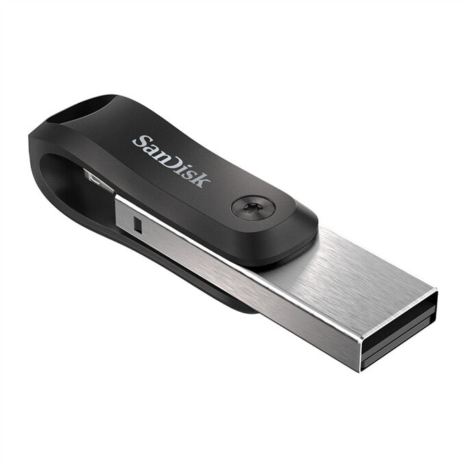 SanDisk 00183589 USB-nøgle 256 GB USB Type-A / Lightning 3.2 Gen 1 (3.1 Gen 1) Sort, Sølv