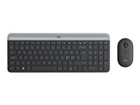Logitech Slim Wireless Combo MK470 Tastatur og mus-sæt Trådløs