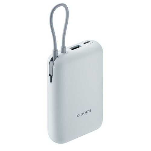 Xiaomi Power Bank 10000 mAh 22,5W med integreret Type-C-kabel Ice Blue EU BHR9073GL