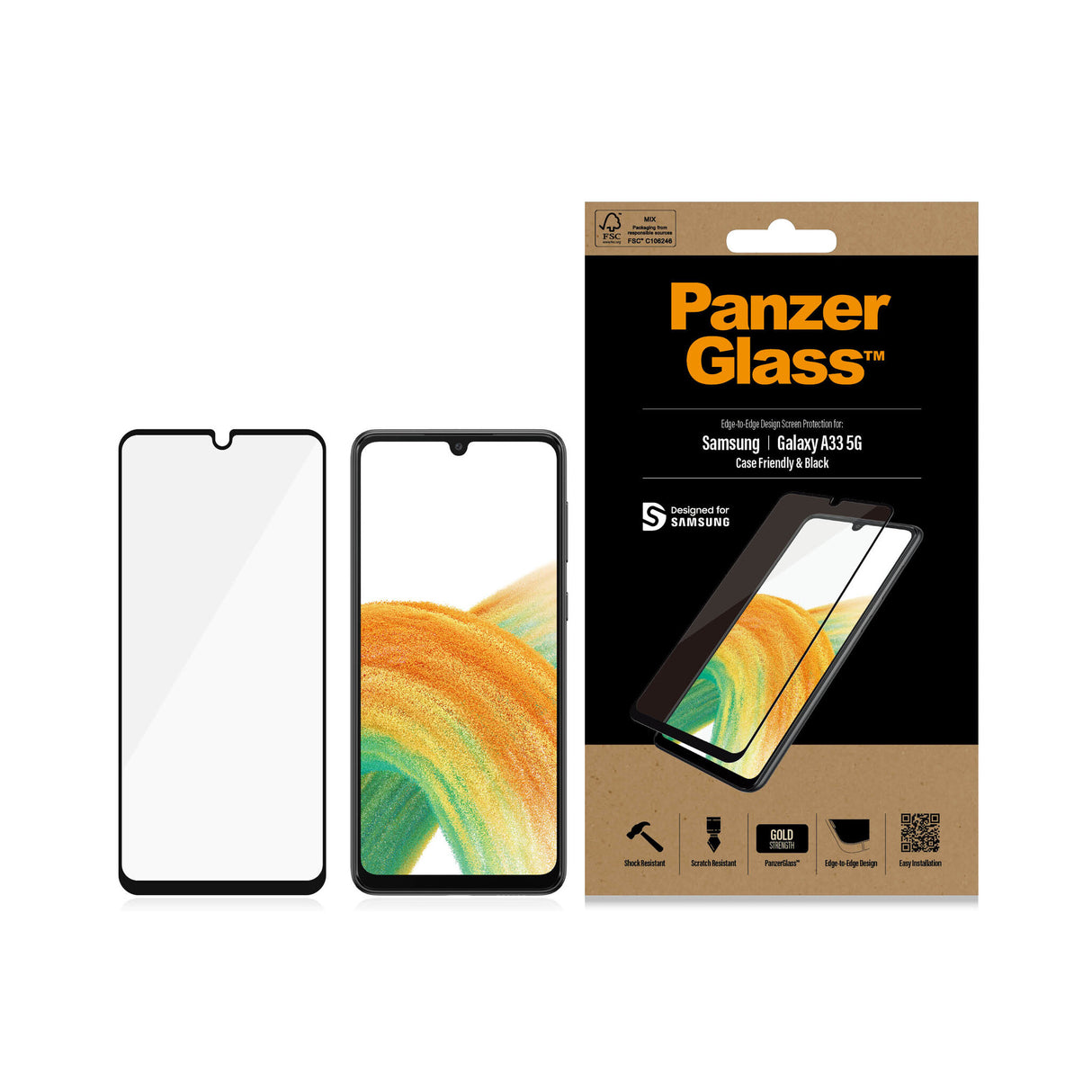 PanzerGlass ® Skærmbeskyttelse Samsung Galaxy A33 5G