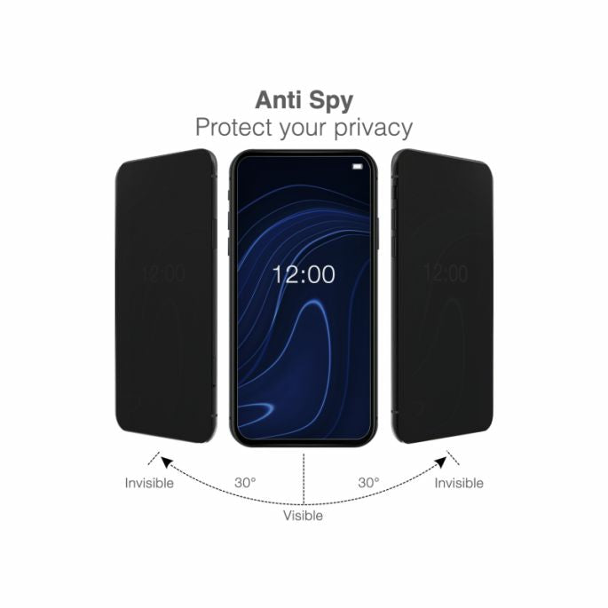MOBILIZE PRIVACY GLAS DISPLAYBESKYTTELSE- SORT RAMME TIL SAMSUNG GALAXY A17 5G