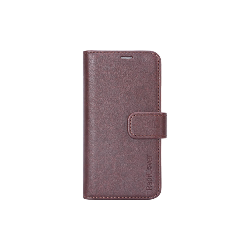 Radicover Strålingsbeskyttelse Wallet Pu I Phone 5/5 S/Se Flipcover Brun