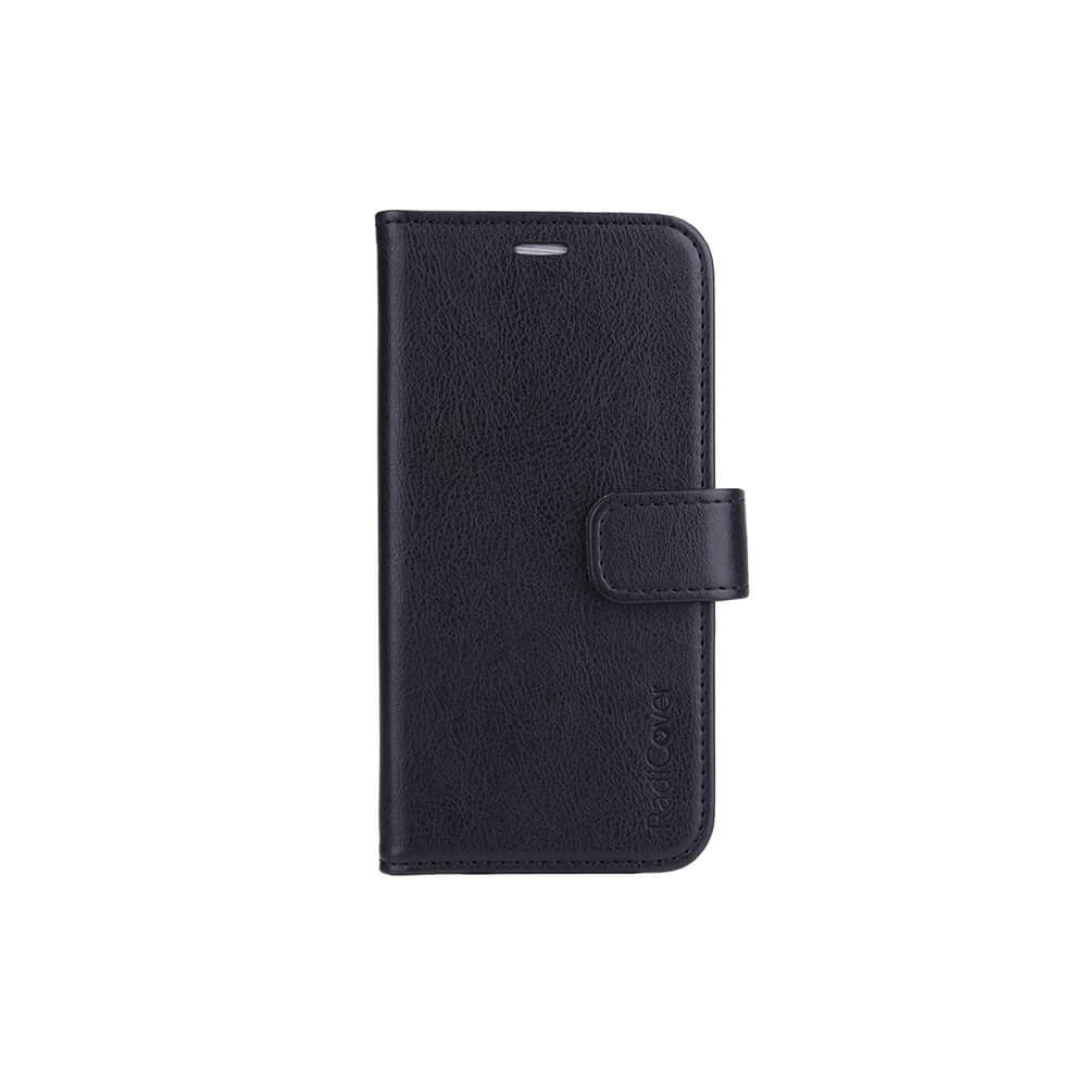 Radicover Strålingsbeskyttelse Wallet Pu I Phone 13 Mini Flipcover Sort Rfid