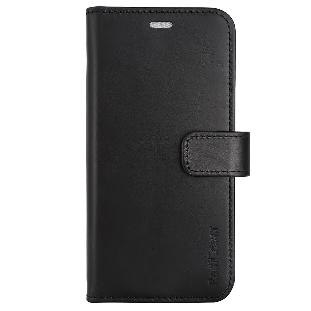 Radicover 2in1 3 Card Anti Radiation Rfid I Phone 13 / 14 6,1" Black Leather