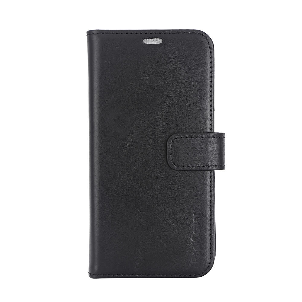 Radicover 2in1 Anti Radiation Rfid 3 Card Mag S I Phone 15 Black Leather
